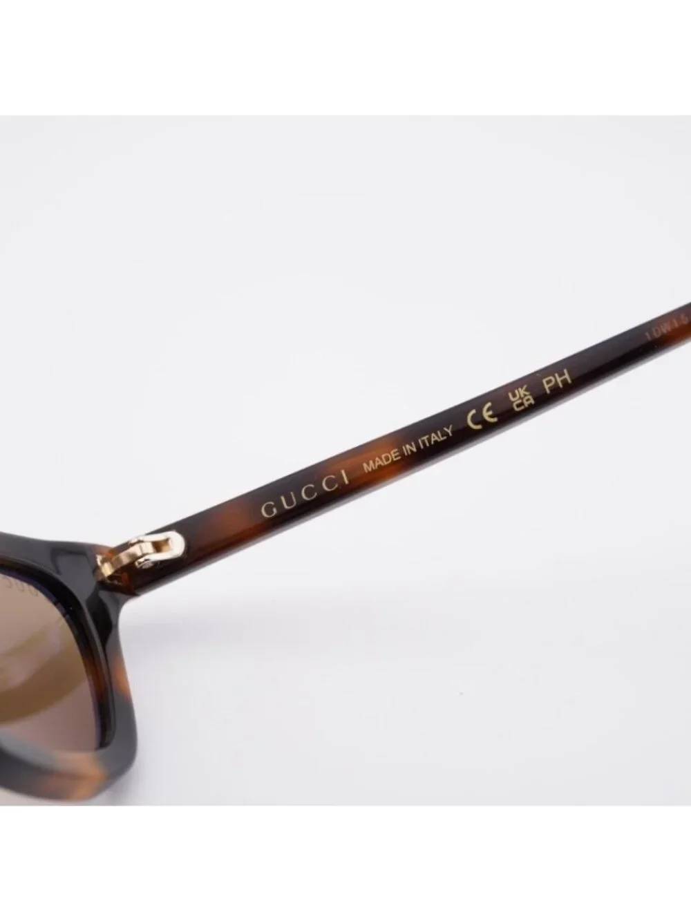 Gucci GG1944S 006 Sunglasses Havana Rectangle Frame, Brown Lenses